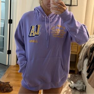 NBA Purple and Yellow Hoodie
